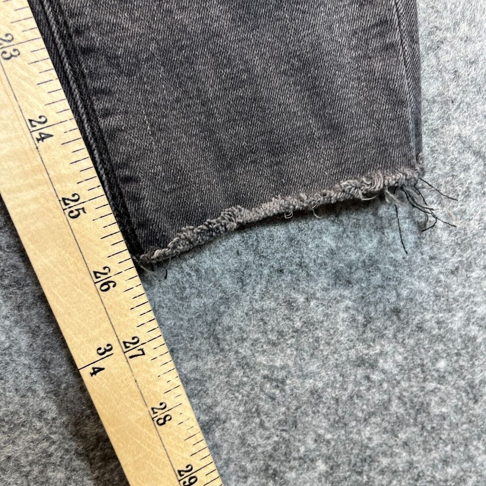 Hudson Jeans Womens Size 28 Natalie Super Skinny Dark Gray‎ Stretch Raw Hem - Picture 7 of 14